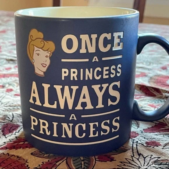 Disney Parks Large Mugs (Mickey & Cinderella) - Set of 2 - Picture 2 of 9